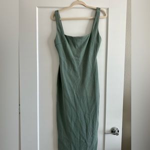 Sage Bodycon midi dress